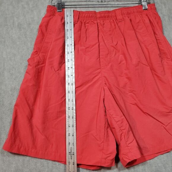 Columbia Shorts Men Pink Medium Water Backcast III Outdoor Trunks PFG Omni Shade - Picture 4 of 8